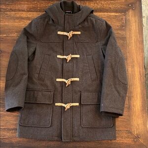 Tommy Hilfiger Dark Brown Toggle Coat
